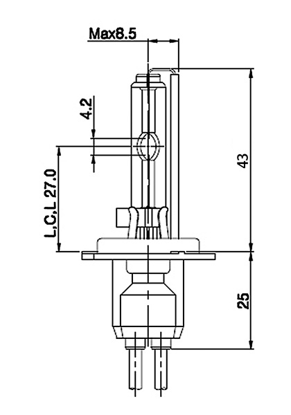 HID H7ショートサイズ